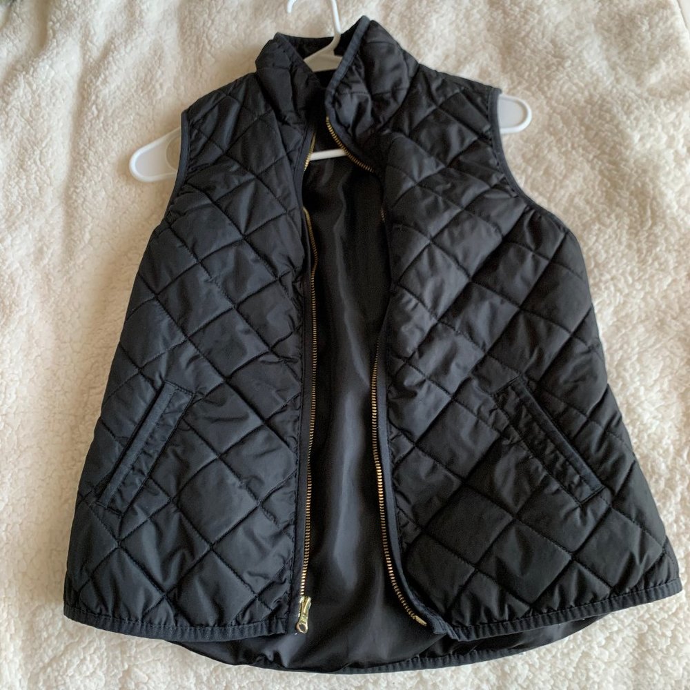 Old Navy Black Quilted Vest XS - Picture 1 of 4
